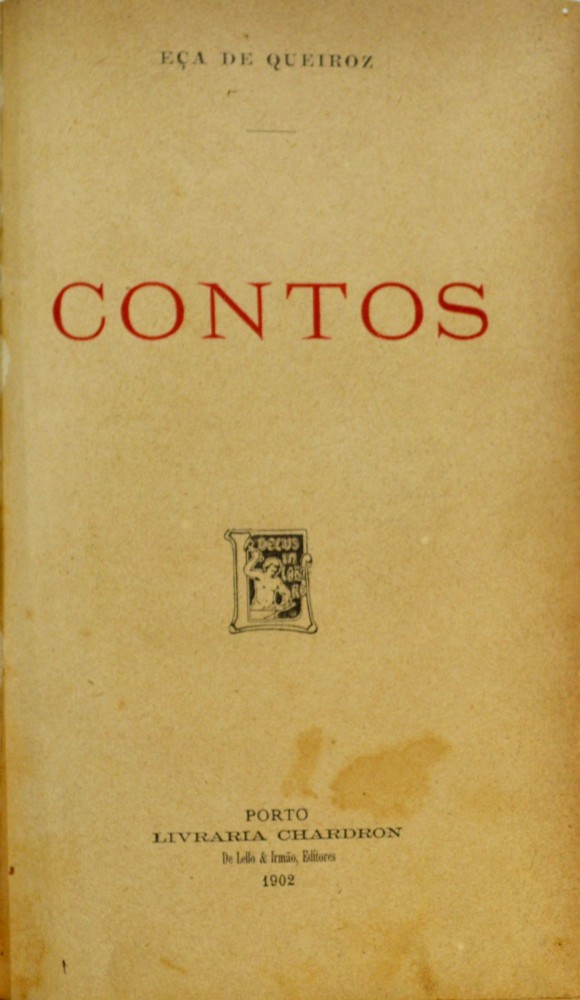 Livro: "Contos", de Eça de Queirós, 1ª edição.